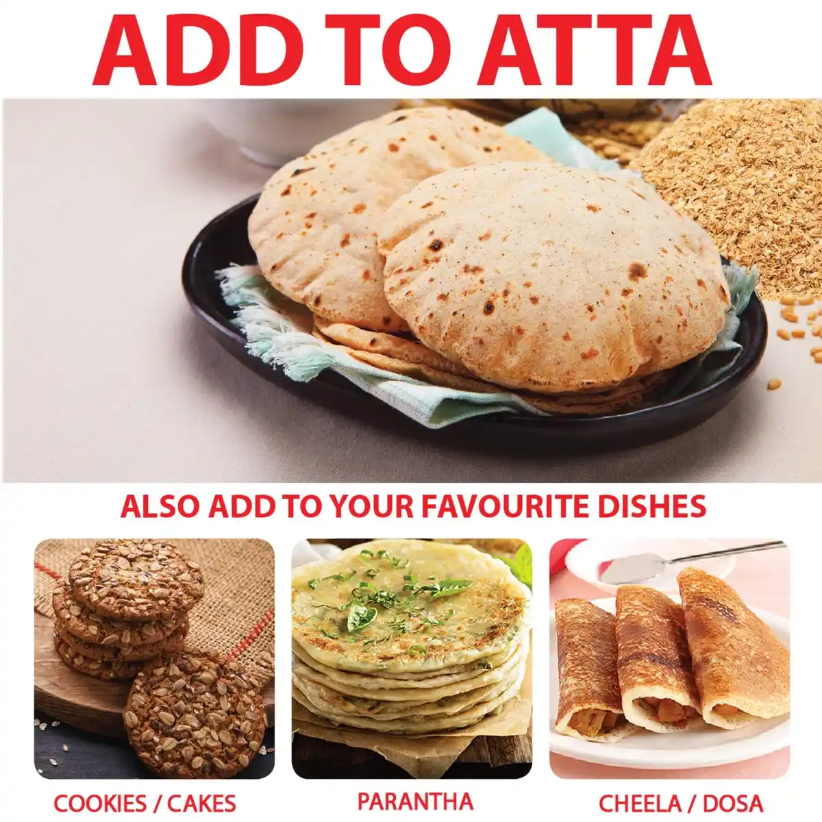 Bagrry’s Oats Atta 500 g Box | High in Protein & Fibre | Healthy Oats Flour image 4
