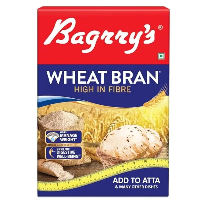 Bagrry’s Wheat Bran 500g - High in Fibre and Protein, a Natural Prebiotic