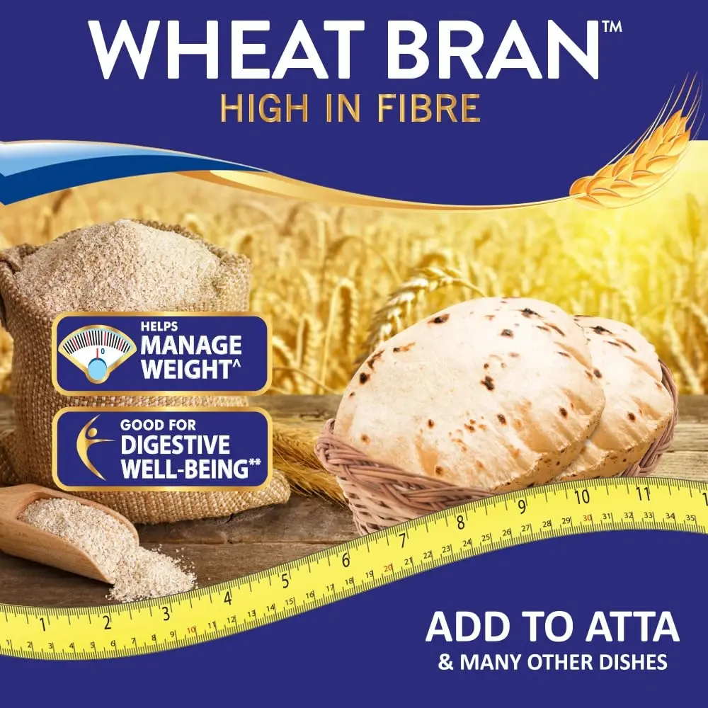 Bagrry’s Wheat Bran 500 g | High Fibre & Protein | Natural Prebiotic for Digestive Health image 4