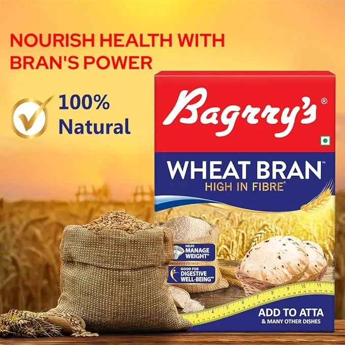 Bagrry’s Wheat Bran 500 g | High Fibre & Protein | Natural Prebiotic for Digestive Health image 5