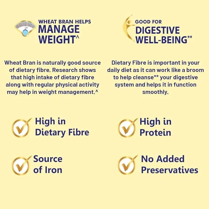 Bagrry’s Wheat Bran 500 g | High Fibre & Protein | Natural Prebiotic for Digestive Health image 6