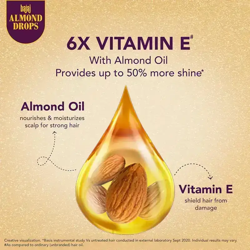 Bajaj Almond Drops Hair Oil, 95ml image 6