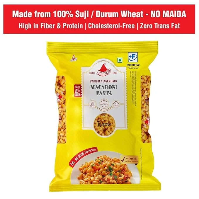  Bambino Vegetarian Pasta Macaroni Elbow, 400 grams  image 3