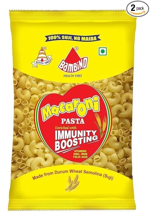   Bambino Pasta - Macaroni Pep, 170 Gram Pouch, Vegetarian image 3