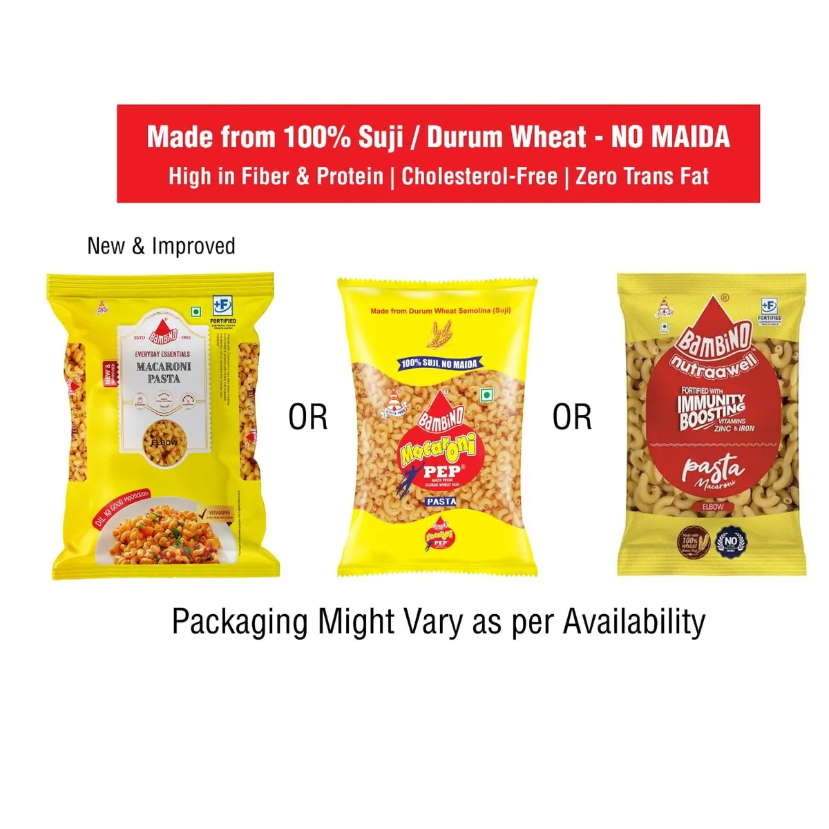   Bambino Pasta - Macaroni Pep, 170 Gram Pouch, Vegetarian image 4