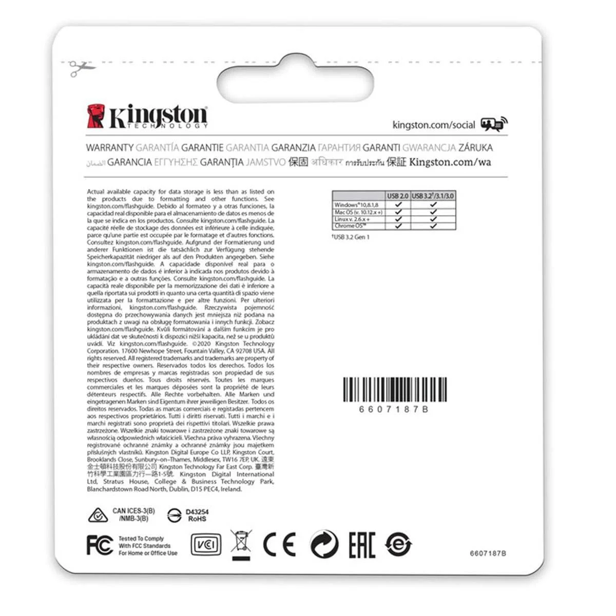 Kingston DataTraveler Micro 64GB USB Flash Drive Metal Design USB 3.2 Gen 1, Read Speed up to 200MB/s, DTMC3G2/64GB, 5 Year Warranty image 4