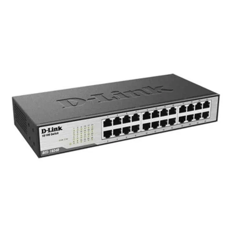 D-Link DES-1024D, 24 Port Fast Ethernet Unmanaged Network Switch image 2