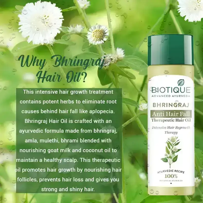 Biotique, Bio Bhringraj Therapeutic Hair Oil, 200ml image 5