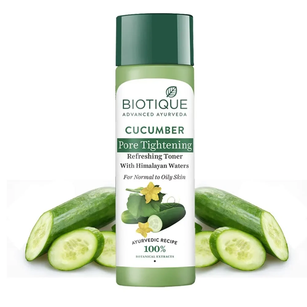 Biotique Cucumber Pore Tightening Toner, 120ml