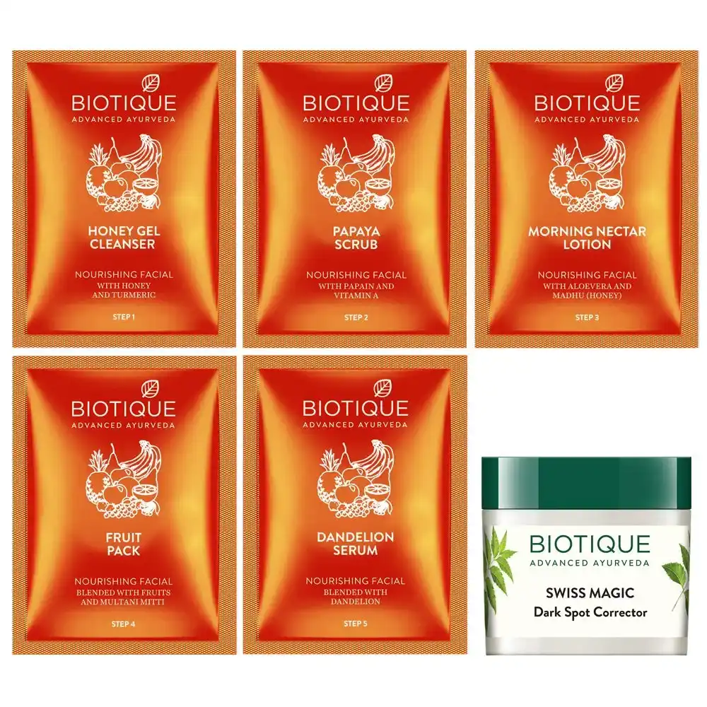 Biotique Bio Anti Tan removal, Clear Young Skin, Facial Kit, 65G image 5