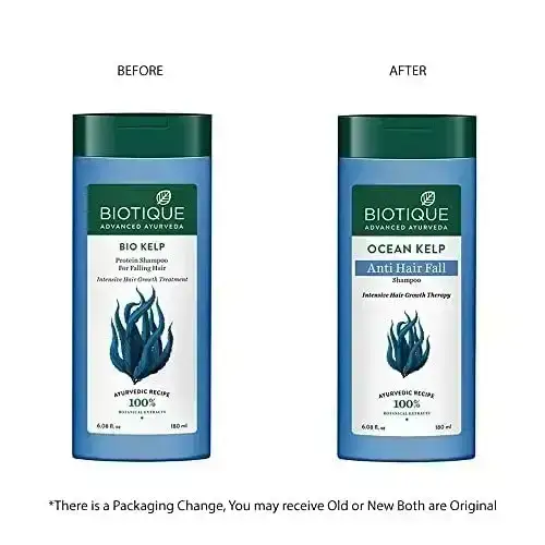 Biotique, Ocean Kelp Anti Hairfall Shampoo,180ML image 5