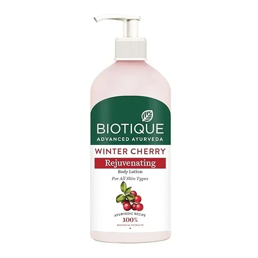 Biotique Winter Cherry Rejuvenating Body Lotion,300ml