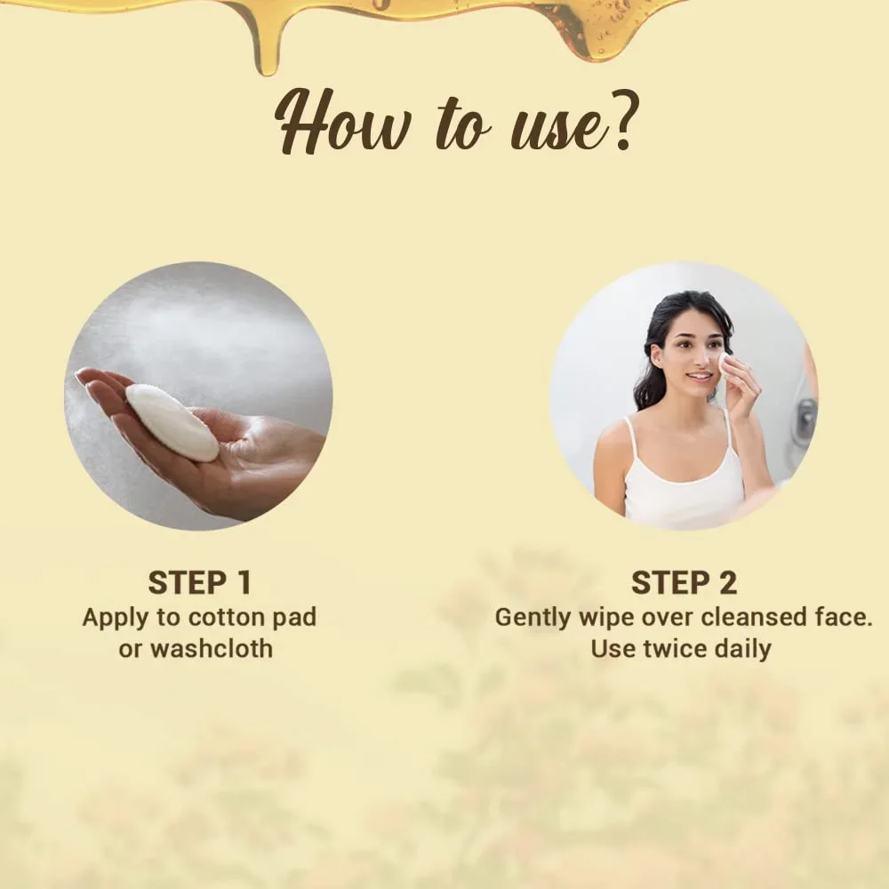 Biotique Honey Water Pore Tightening Brightening Toner with Himalayan Waters, 120ml image 4