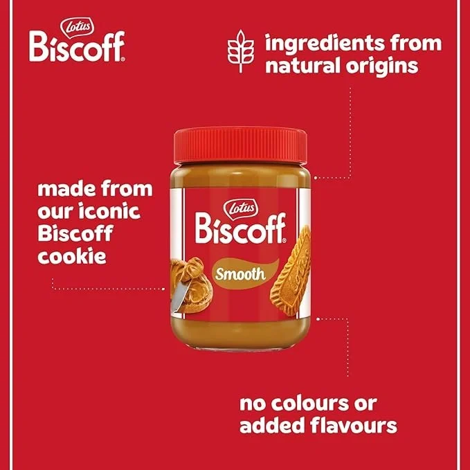 Lotuss Biscoff Creamy Spread, Smooth & Velvety Texture 400gm Jar image 2