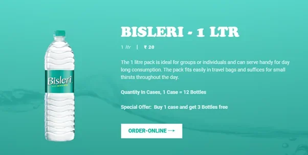  Bisleri Packaged Drinking Water - With Added Minerals, 1 L Bottle image 3