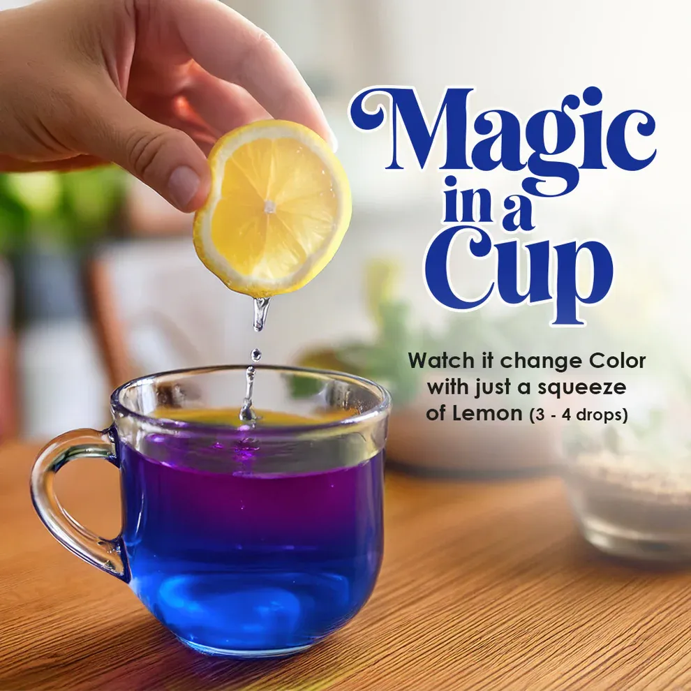 Indian Chai Masala – Calming Blue Tea Blend | 50g Herbal Infusion image 6