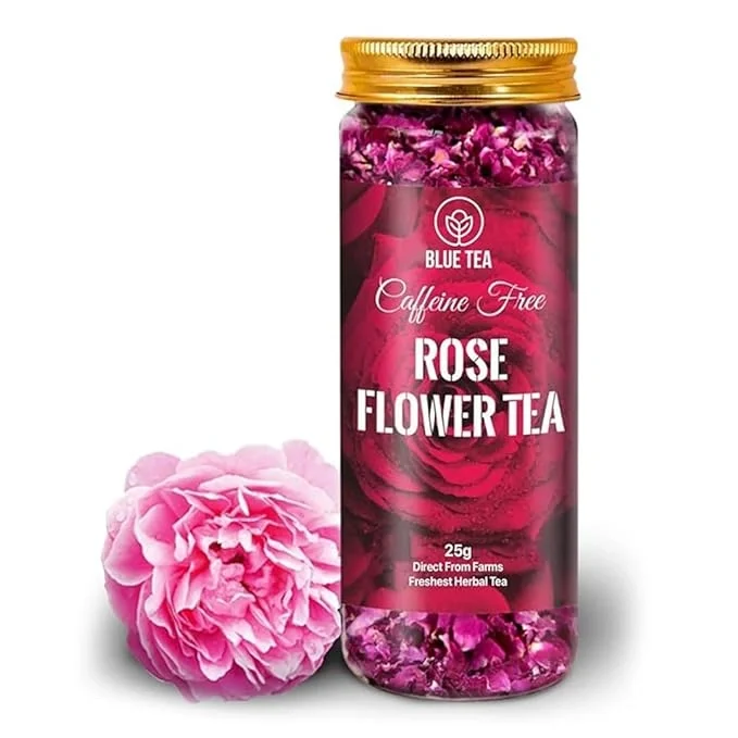 Blue Tea Rose Tea 25gm - 25 Cups, a super antioxidant blend.