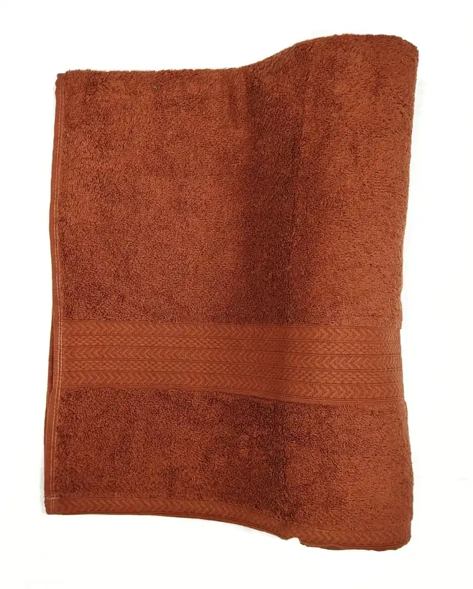 Bombay Dyeing Tulip Soft & Absorbent Cotton Bath Towel 30×60 – Rust image 3