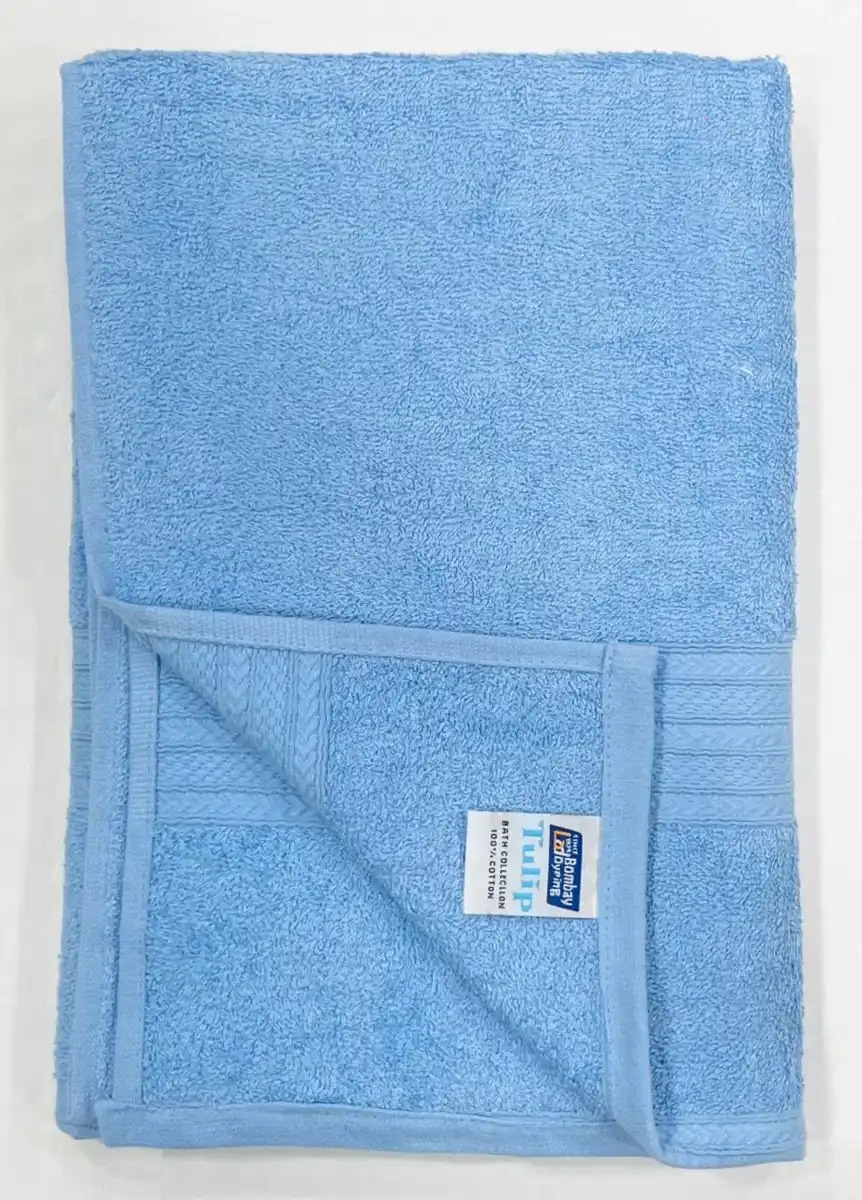 Bombay Dyeing Tulip 450 GSM Cotton Bath Towel Large (White) image 5