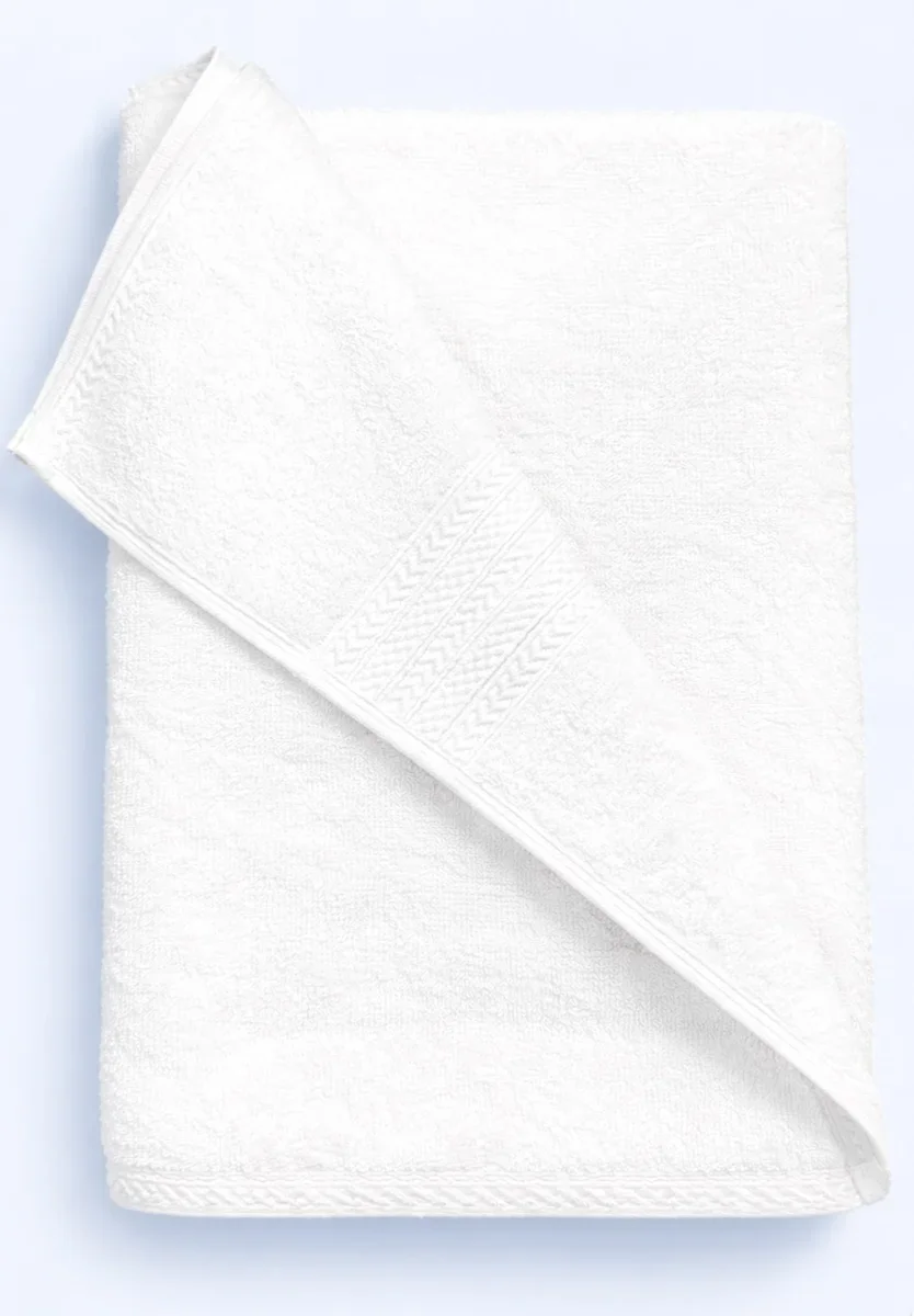 Bombay Dyeing Tulip 450 GSM Cotton Bath Towel Large (White) image 4