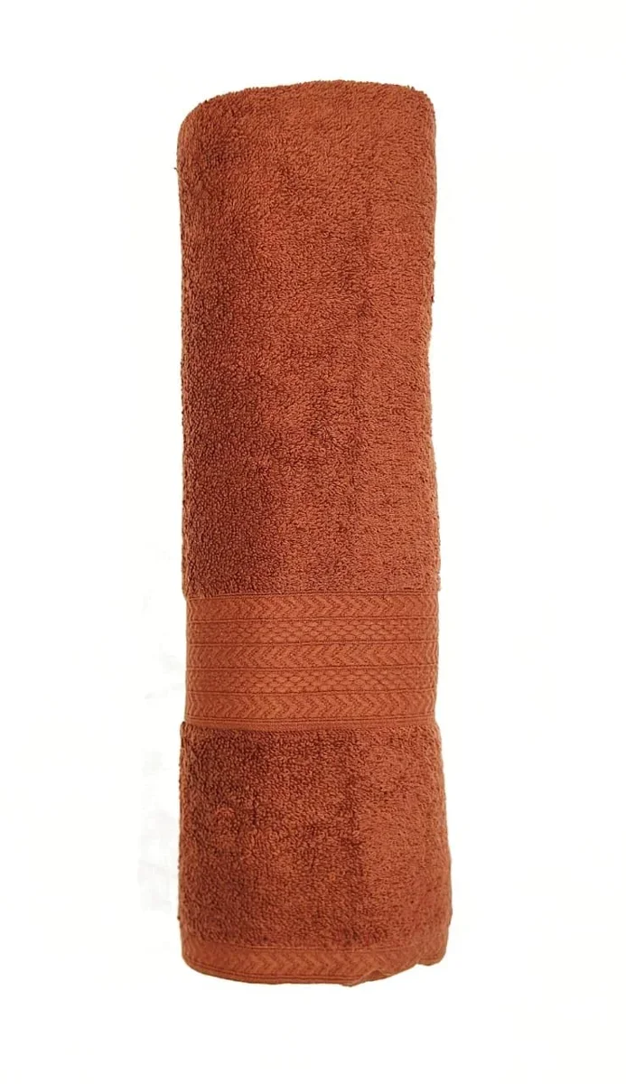 Bombay Dyeing Tulip Soft & Absorbent Cotton Bath Towel 30×60 – Rust image 4