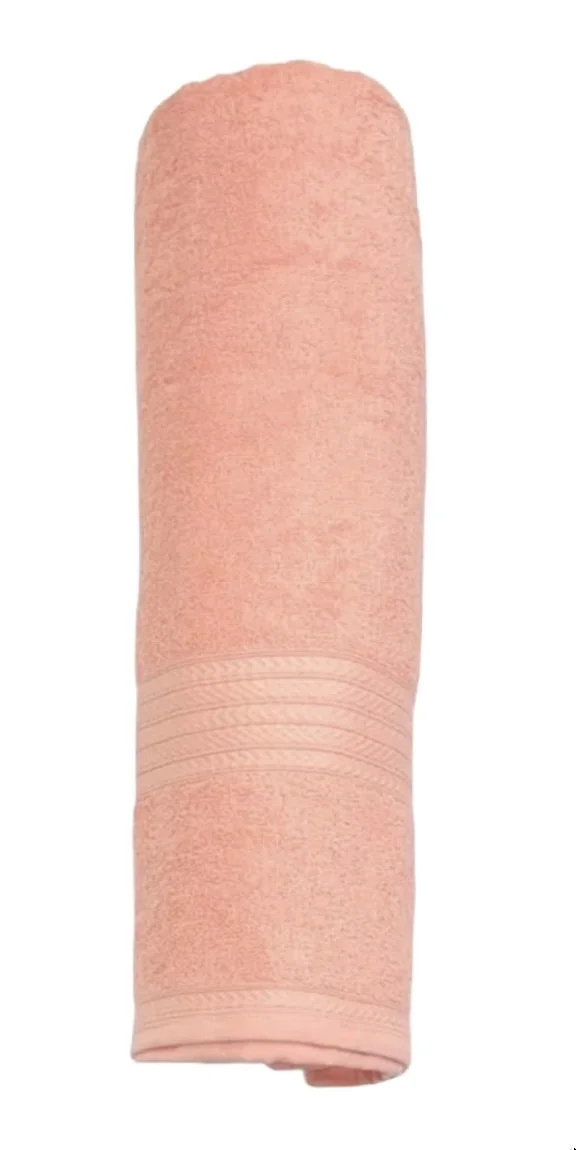 Bombay Dyeing Tulip Cotton Bath Towel 450 GSM Large 30×60 – Rose image 4