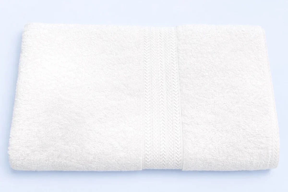 Bombay Dyeing Tulip 450 GSM Cotton Bath Towel Large (White) image 5