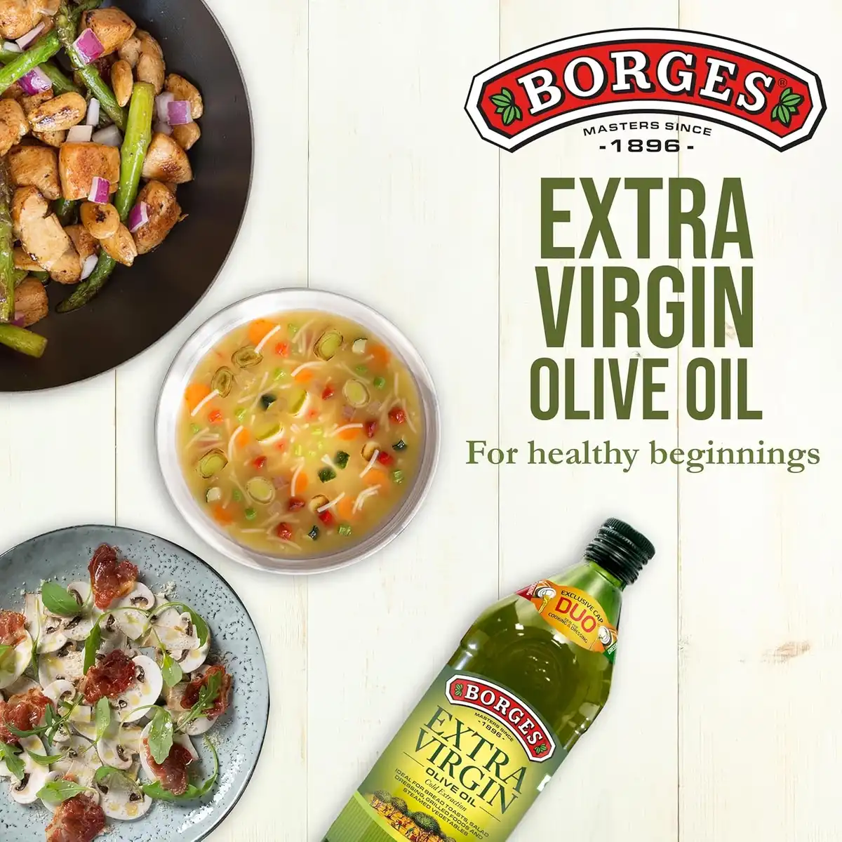 Borges Extra Virgin Olive Oil 250 ml for Healthy Cooking image 3