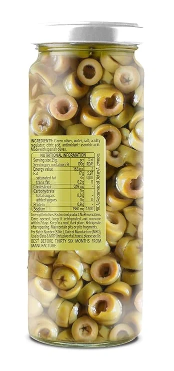  Borges Green Sliced Olives, 450g image 5