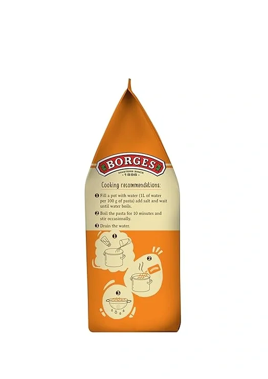 Borges Premium Macaroni Pasta 1kg | Made from 100% Durum Wheat image 3