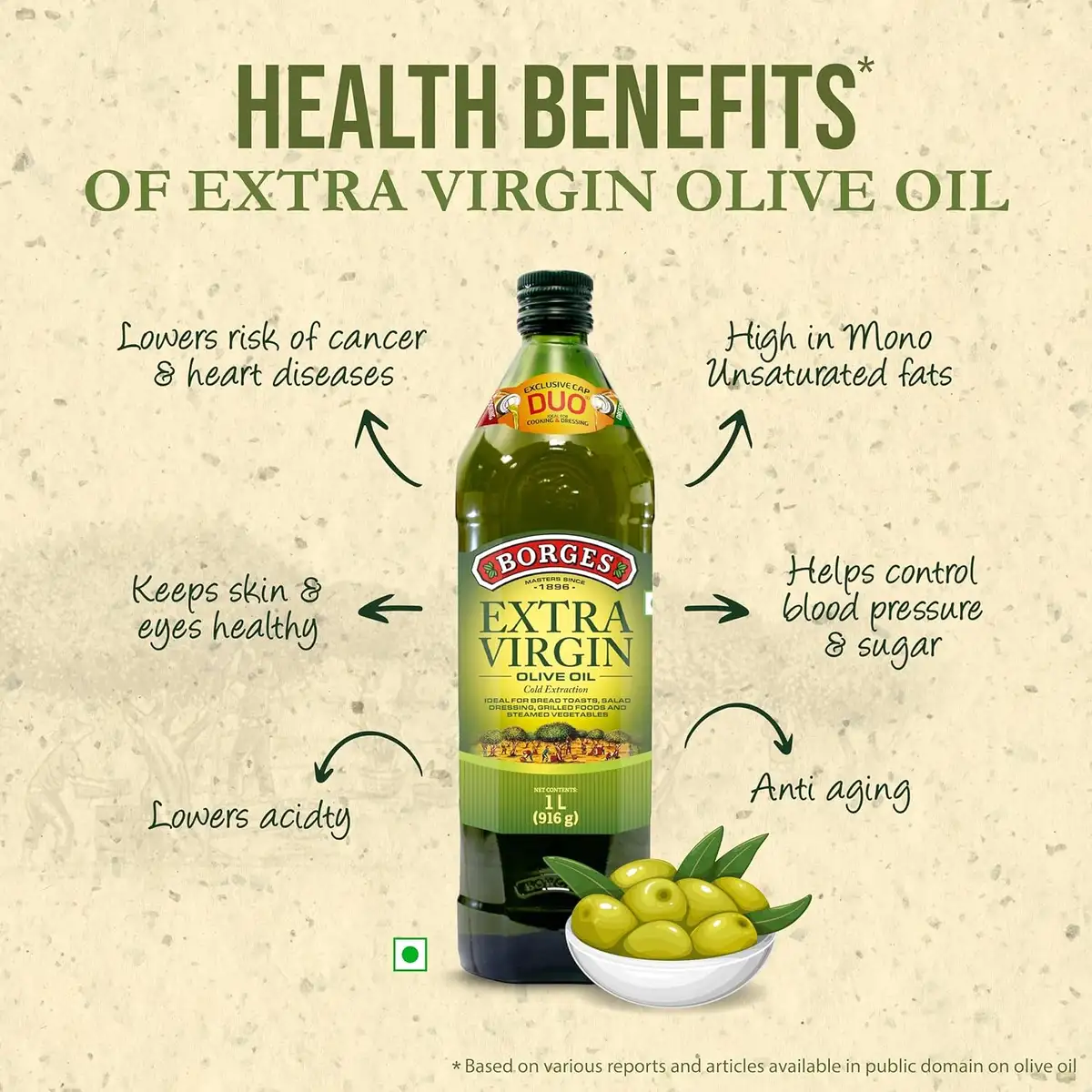 Borges Extra Virgin Olive Oil 250 ml for Healthy Cooking image 6