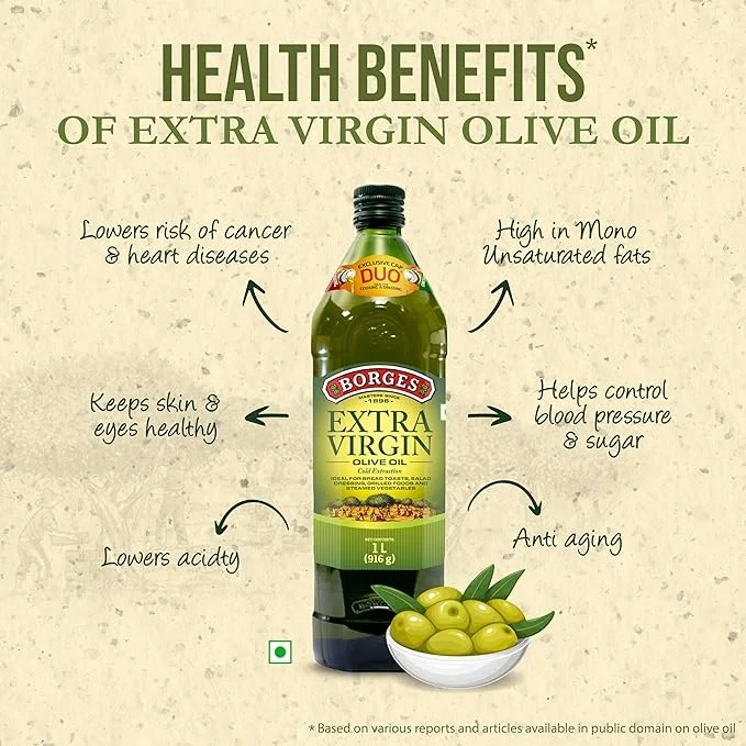 Borges Extra Virgin Olive Oil 500 ml for Healthy Cooking image 5