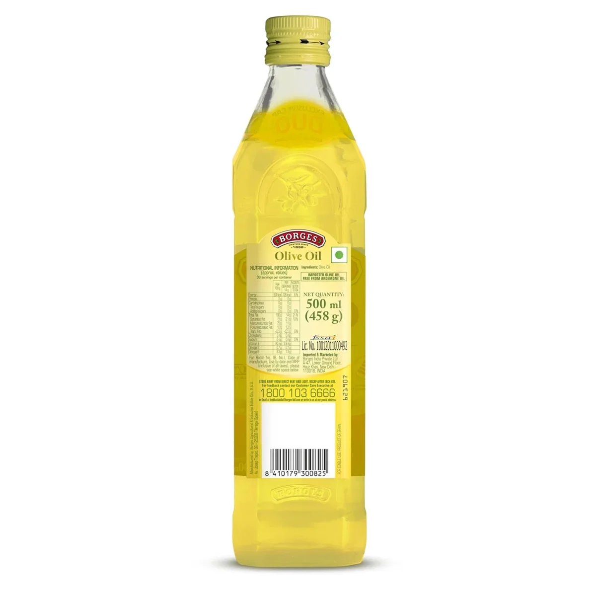 Borges Olive Oil for Indian Cooking 500 ml Bottle image 2