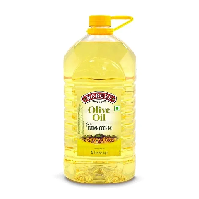 Borges Olive Oil For Indian Cooking - Frying & Baking, 5 L PET Bottle