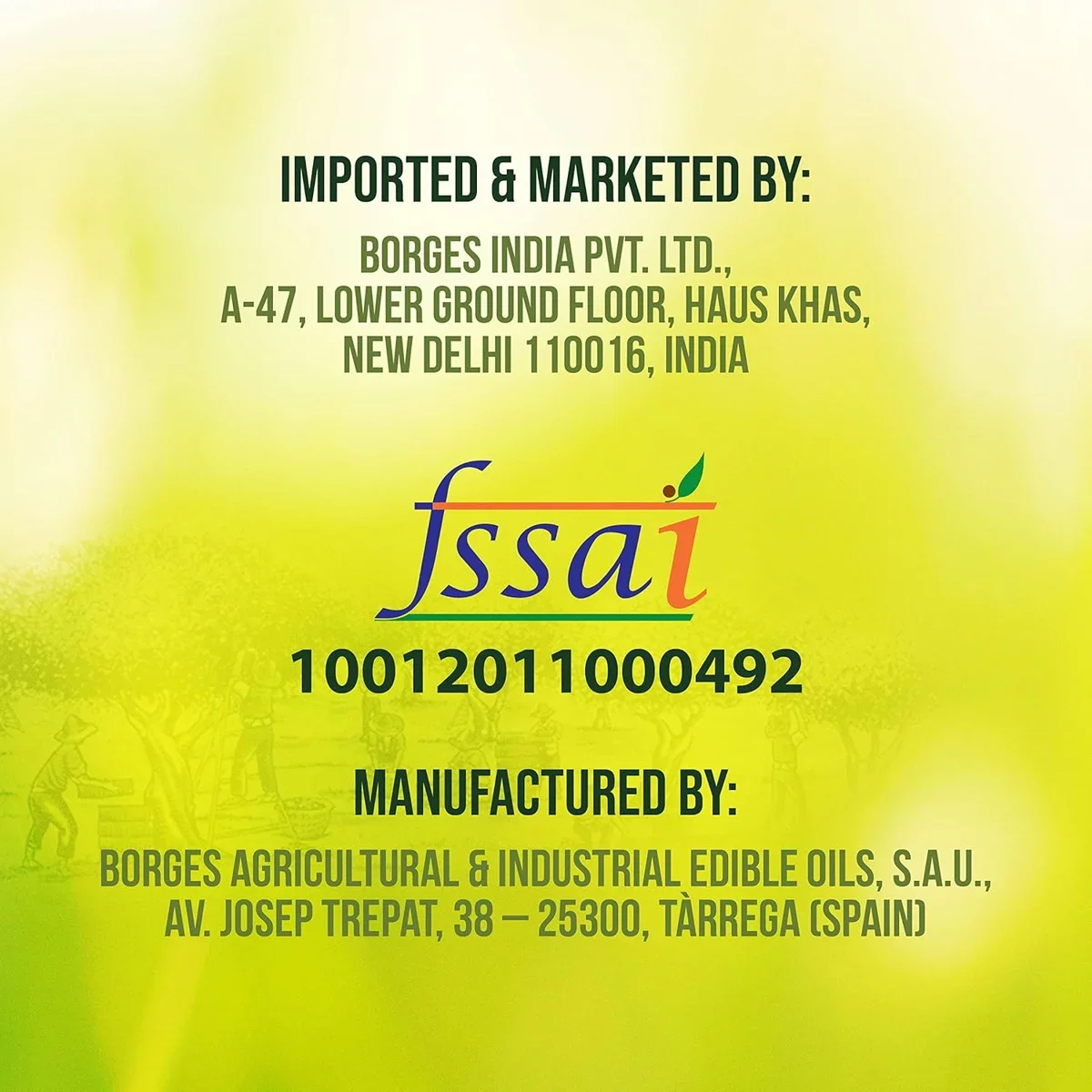 Borges Olive Oil For Indian Cooking - Frying & Baking, 5 L PET Bottle image 2