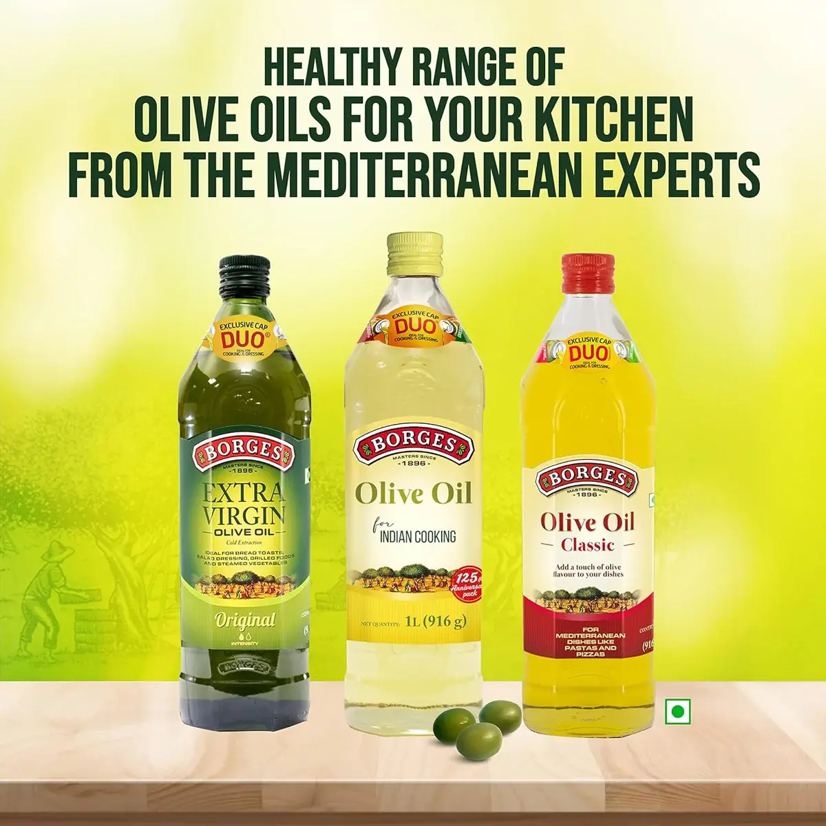 Borges Olive Oil for Indian Cooking 2 L – High Smoke Point Oil image 4