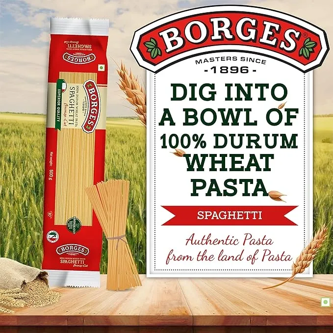 Borges Spaghetti High Protein Cholesterol-Free Durum Wheat Pasta, 500g image 2