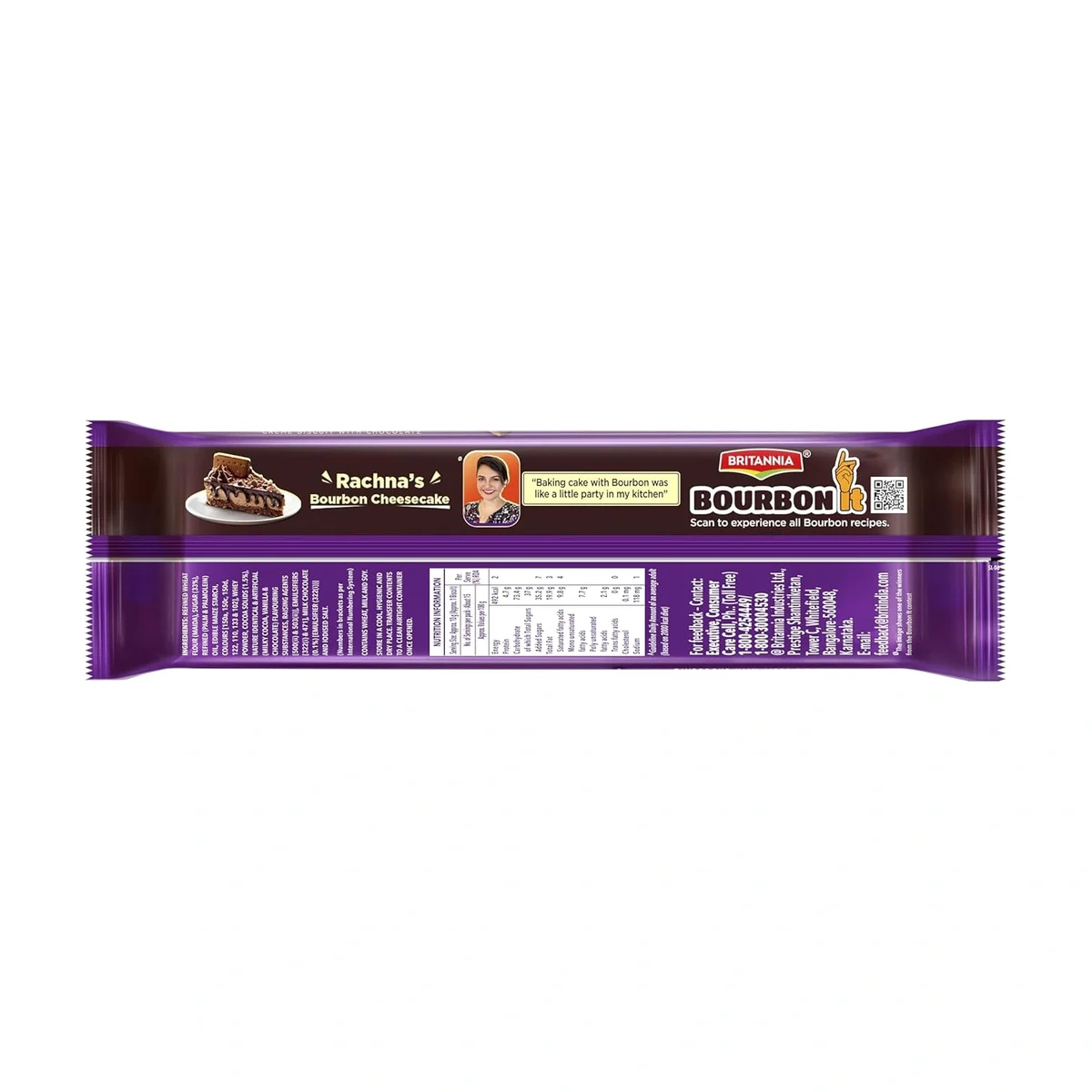  Britannia The Original Bourbon - Creme Biscuit with Chocolate | 150gm | Chocolatey Indulgence in every layer image 5