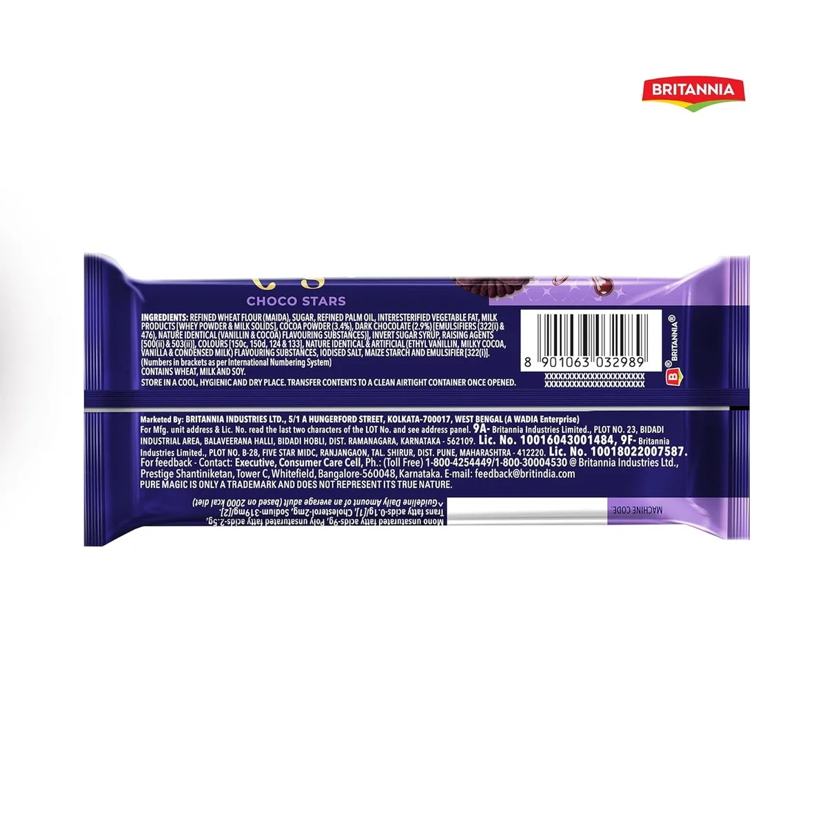  Britannia Pure Magic Choco Stars, Chunky Chocolate Topped Cookie,69 g/68.9 g(weight may vary) image 7