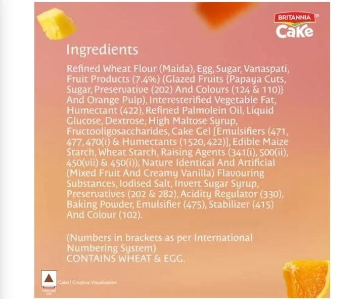 Britannia Gobbles Bar Cake Fruity Fun, 110 g image 3