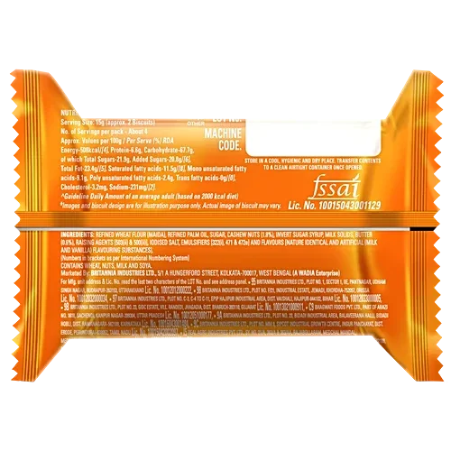  Britannia Good Day Cashew Cookies - Crunchy, 60 g image 2