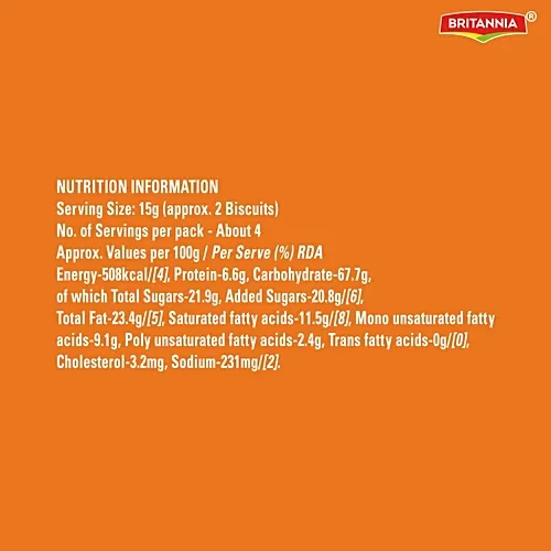  Britannia Good Day Cashew Cookies - Crunchy, 60 g image 4