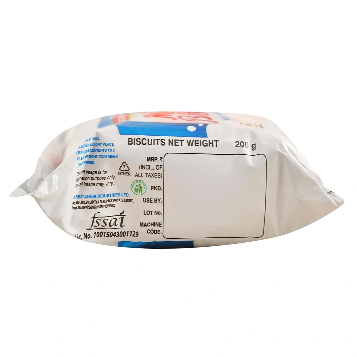  Britannia Milk Bikis Milky Sandwich Cream Biscuits, 188g or upwards (Weight may vary) image 3