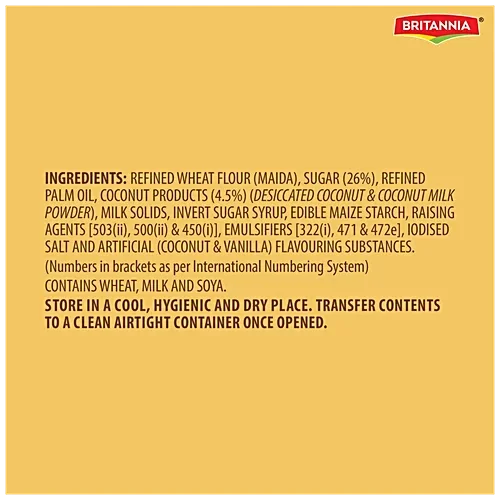   Britannia Nice Time Sugar Showered Coconut Biscuit, 59.3 g image 3