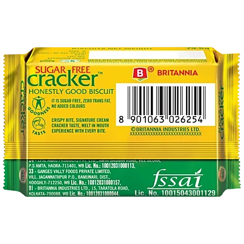  Britannia Nutri Choice Sugar Free Cracker Biscuits, 60 g image 5