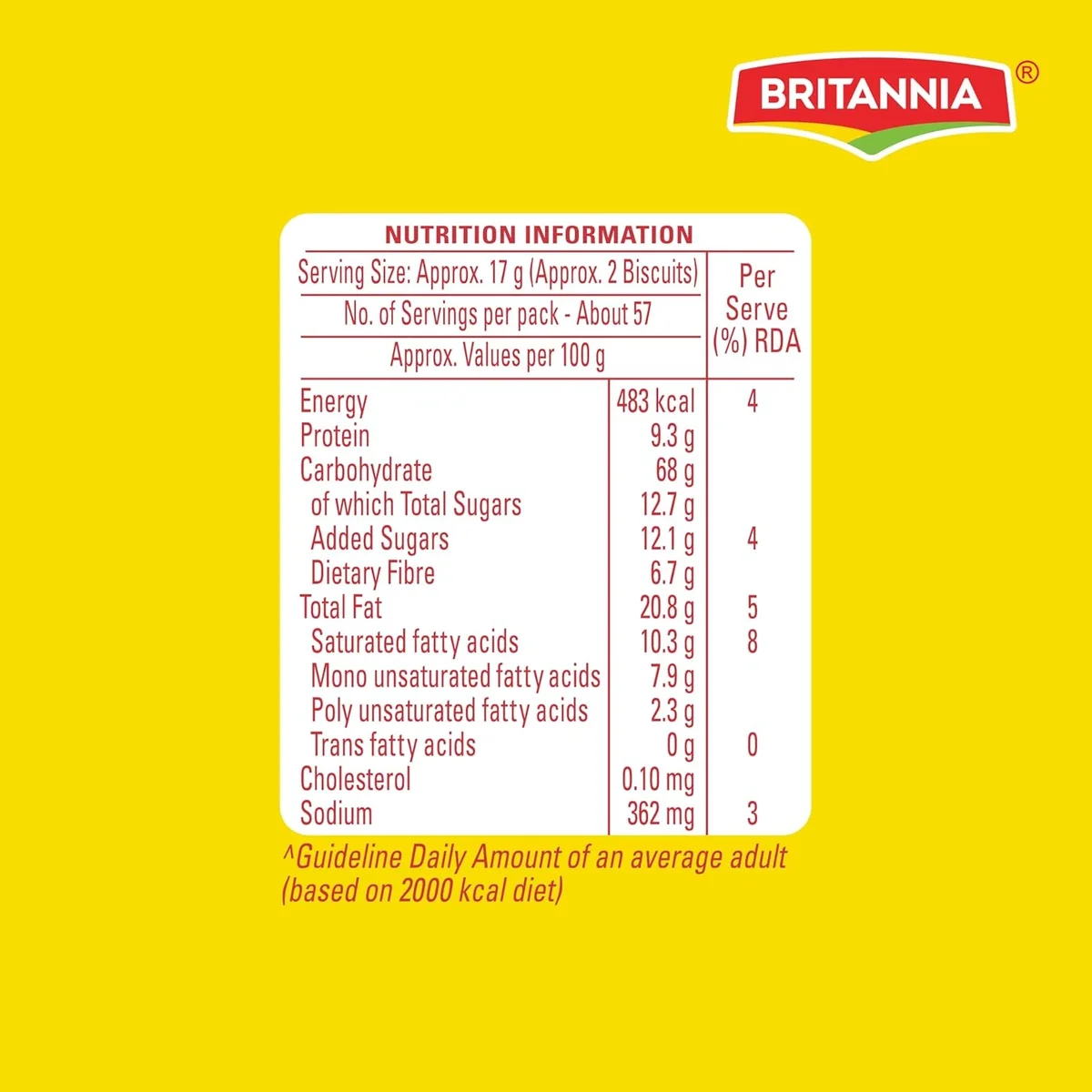  Britannia Nutrichoice Digestive Atta 960g image 2