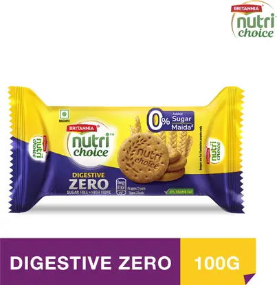 Britannia NutriChoice 92 g – High Fibre Digestive Biscuits, No Maida, No Added Sugar image 2