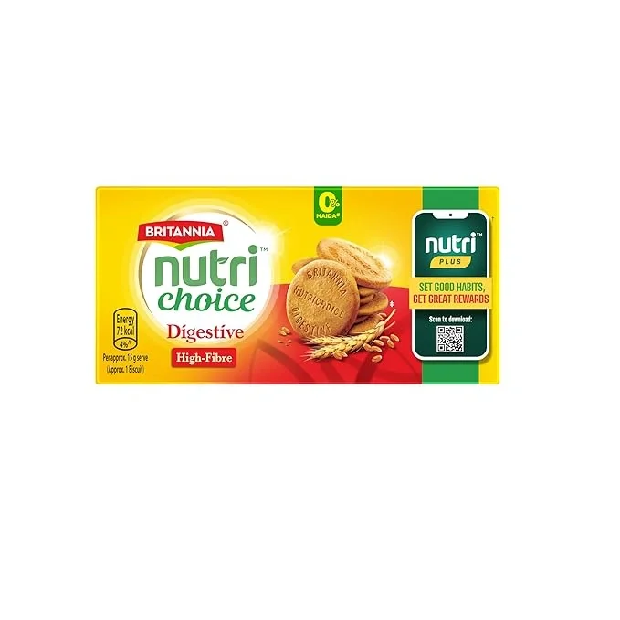 Britannia NutriChoice 250 g – Digestive Biscuits for Healthy Snacking image 4