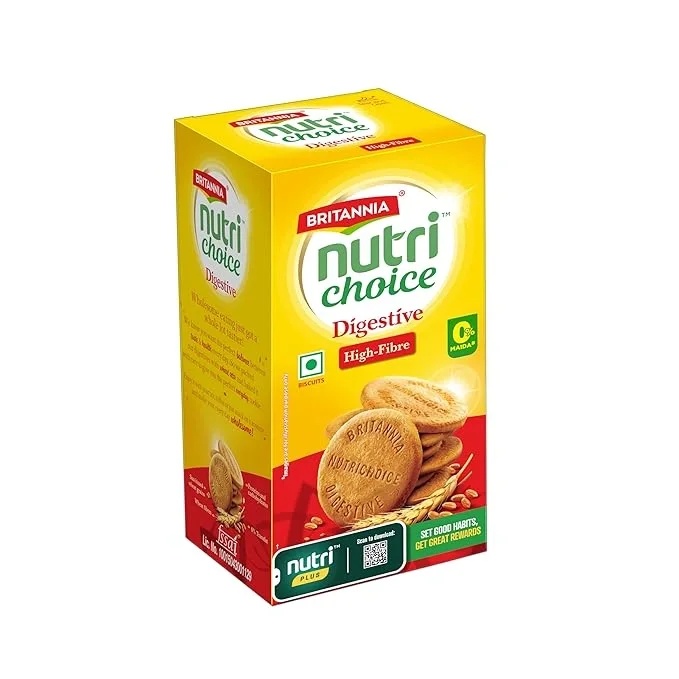 Britannia NutriChoice 250 g – Digestive Biscuits for Healthy Snacking image 6