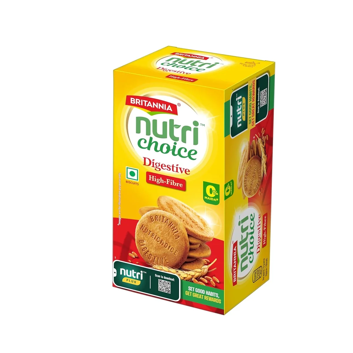 Britannia NutriChoice 250 g – Digestive Biscuits for Healthy Snacking image 8